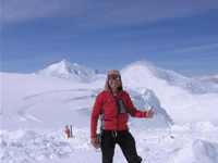 A sunny day on Denali – Still motivated and in good spirit!